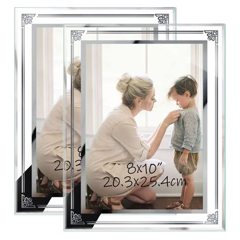 Walmart 8x10 Clear Glass Picture Frames Versatile Display For Wall And