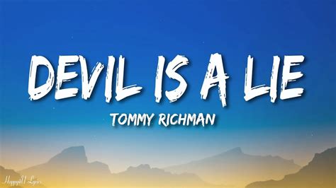 Tommy Richman Devil Is A Lie Lyrics Youtube