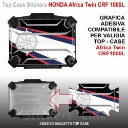 Adesivo Bauletto Top Case Honda Africa Twin Crf L Adesivi Valigia