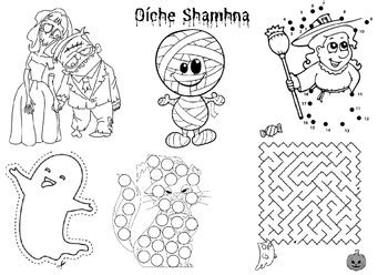 Oíche Shamhna Activity Sheet by Gaeilge Le Orla | TPT