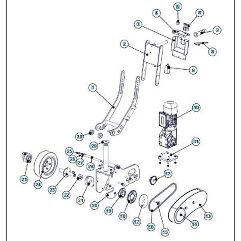 Drive Assembly For Husqvarna Blastrac Ds Concrete Shot Blaster L