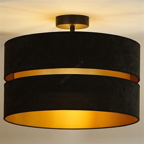 Duolla Surface Mounted Chandelier DUO 1xE27 15W 230V Black Gold