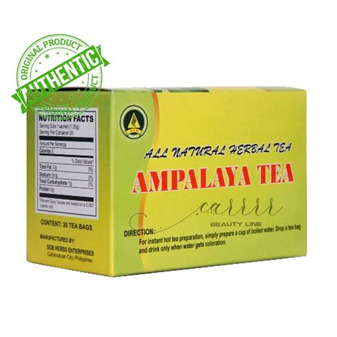 Sgb Ampalaya Tea 30 Tea Bags Shopee Philippines