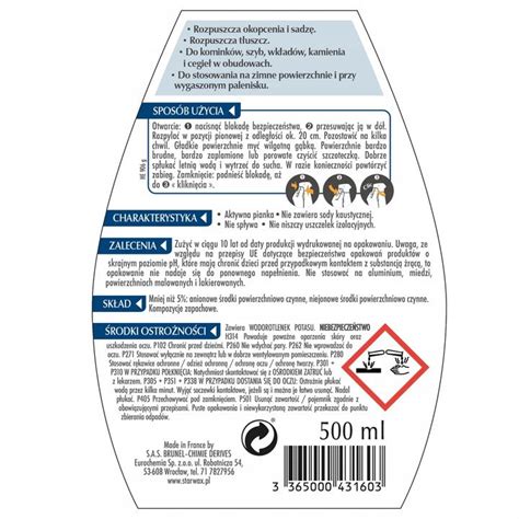 STARWAX KOMINKI EKSPRESOWE CZYSZCZENIE 500ML 43160