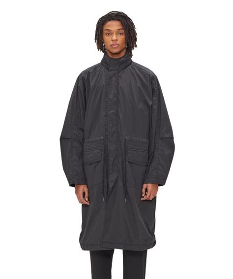 MUSINSA IL CORSO Black Overfit Long Utility Field Jumper IEJU2E007BK