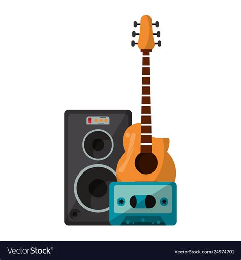 Music and studio equipment Royalty Free Vector Image