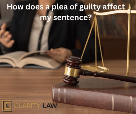 How Does A Plea Of Guilty Affect My Sentence Clarity Law