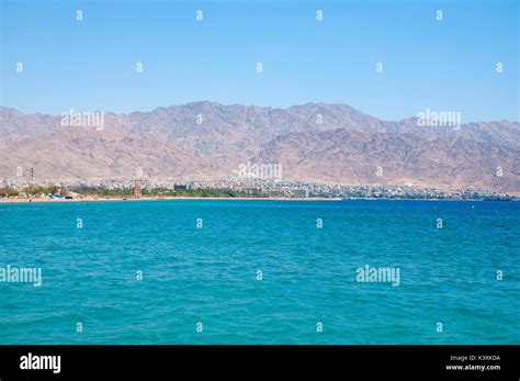 Aqaba Coast Jordan Stock Photo Alamy