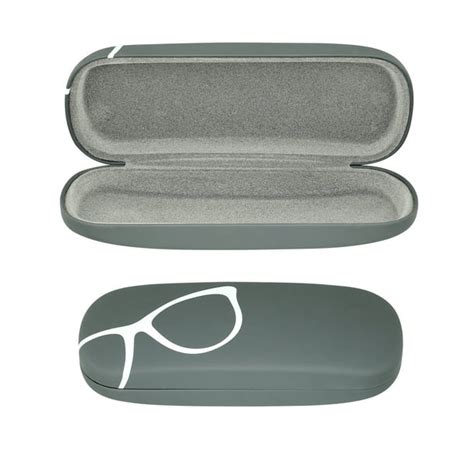 Hard Shell Eyeglass Case Protective Case For Glasses And Sunglasses By Optiplix Grey