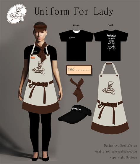 Uniform For Cashier Uniform Fashion Costume Design Chef Uniform