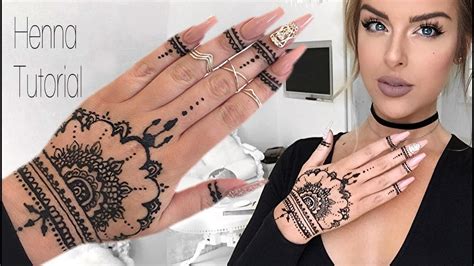 Simple Henna Designs For Hands Step By Step