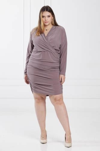 Sukienki Plus Size dla Puszystych Modne Duże Rozmiary XXL 1 Moda