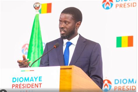 Sénégal Bassirou Diomaye Faye élu Avec 54 28 Des Voix Selon Les