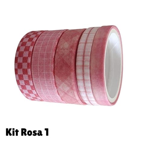 Kit Washi Tape Aesthetic Washi Tape Fita Adesiva Decorada