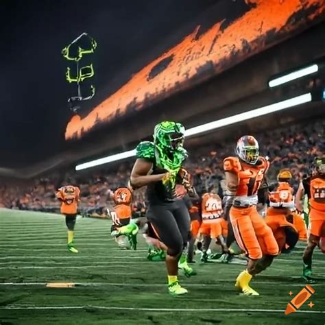 Oregon Ducks Vs Oregon State Beavers Football Game On Craiyon