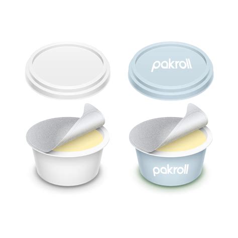 Die Cut Aluminum Yogurt Lids Pakroll