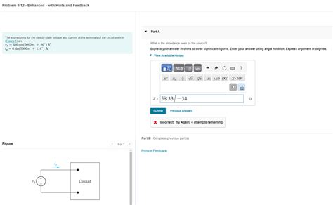 Solved The Expressions For The Steady State Voltage And Chegg