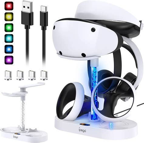 Charging Station For Ps Vr2 Controller With Rgb Light Bar