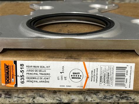 Fs For Sale Dorman Rear Main Seal Kit Cover Seal Gasket Bolts