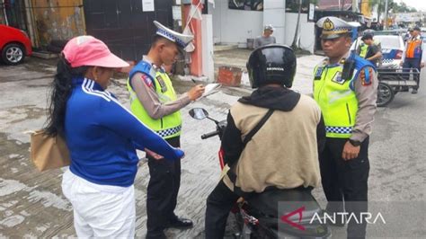 Polres Sibolga Tindak Pelanggar Dalam Operasi Patuh Toba