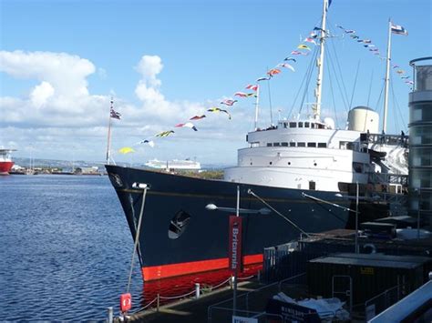 The Former Royal Yacht Britannia Berthed At Port Of Leit Flickr