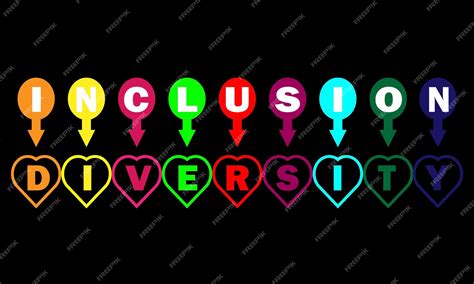 Premium Vector Inclusion And Diversity Infographic Vector Set Heart