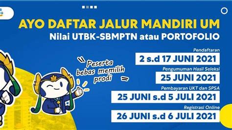 Cara Daftar Seleksi Mandiri Universitas Negeri Malang UM Jalur UTBK