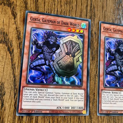 Yugioh Genta Gateman Of Dark World X Ultra Rare Sr En