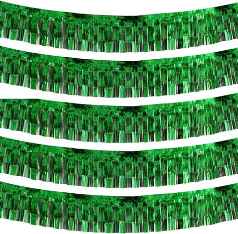 Amazon Blukey 10 Feet Long Roll Foil Fringe Garland Pack Of 3