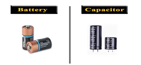 Capacitor vs. Battery: What’s the Difference? - ElectronicsHacks