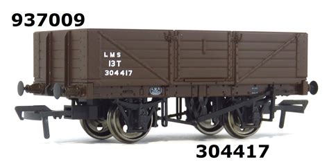 Rapido 937009 Lms Dia1666 5 Plank Open 304417in Lms Bauxite Livery