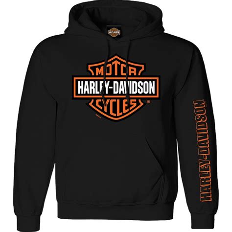 Harley Davidson Bar Shield Sudadera Con Capucha Del Concesionario