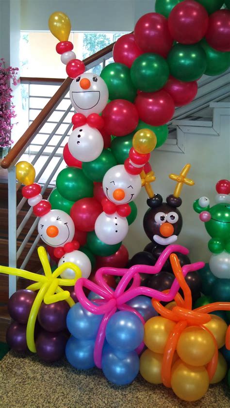 Decoracion Navideña Con Globos Dale Detalles