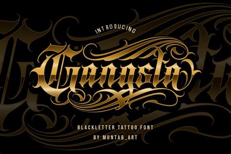 Free Gangster Tattoo Font | Gang Style Fonts to Download