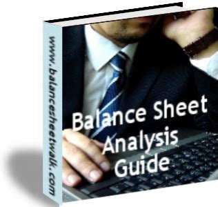 For balance sheet and financial analysis | Balance sheet walk