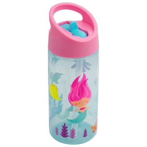 Garrafa Squeeze Infantil Aventuras Sereia Buba Ml Importados Lili