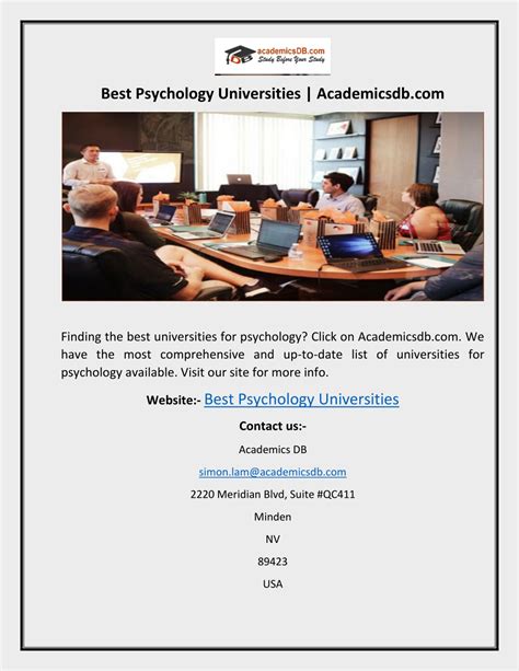 PPT - Best Psychology Universities Academicsdb PowerPoint Presentation ...