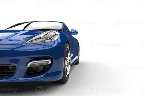 Blue Car Front View 31193101 Stock Photo At Vecteezy