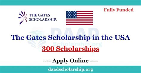 The Gates Scholarship In The USA 2024 Fully Funded