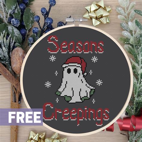 Seasons Creepings Free Cross Stitch Pattern Monsterousdesigns S Ko