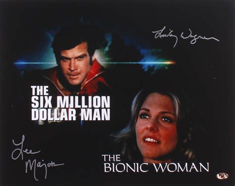 Lee Majors And Lindsay Wagner Signed The Bionic Woman The Six Million