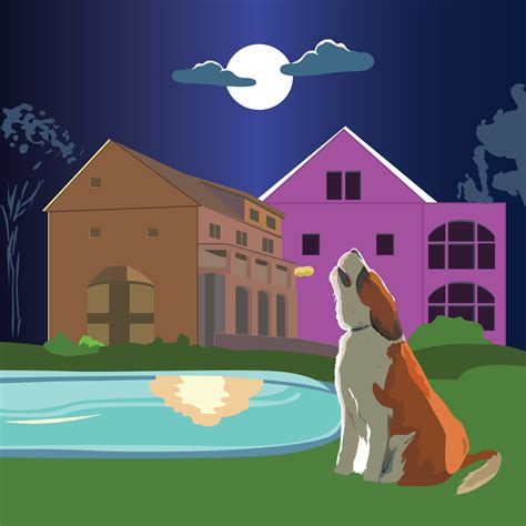 Night time scenery 5999894 Vector Art at Vecteezy