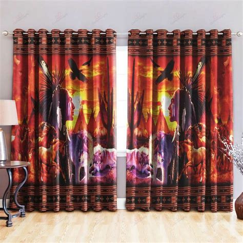 Order Native American Life Window Curtain From Brightroomy Now