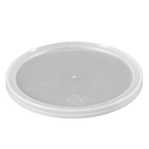 Natural Flat Freezer Safe Lldpe Plastic Tub Lids L410