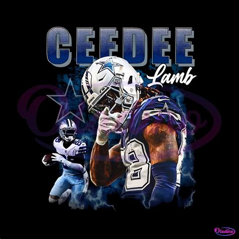 Dallas Cowboys Football Player Ceedee Lamb Png