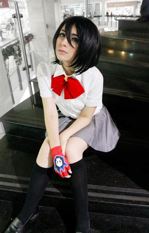 Kuchiki Rukia School Uniform Cosplay Bleach By Sailormappy On Deviantart