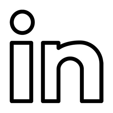 White Linkedin Icon Png 299907 Free Icons Library