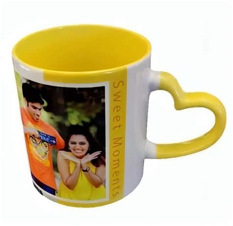 Printed Ceramic Sublimation Mug Capacity 325 ML Size Dimension 4