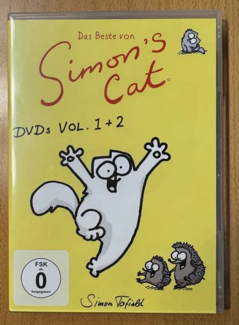 Das Beste Von Simon`s Cat Vol 1 And 2 2 Dvds Neuwertig Eur 2000