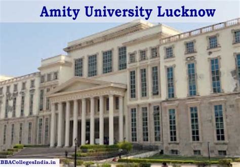 BBA Admission Amity University Lucknow Fees, Placement